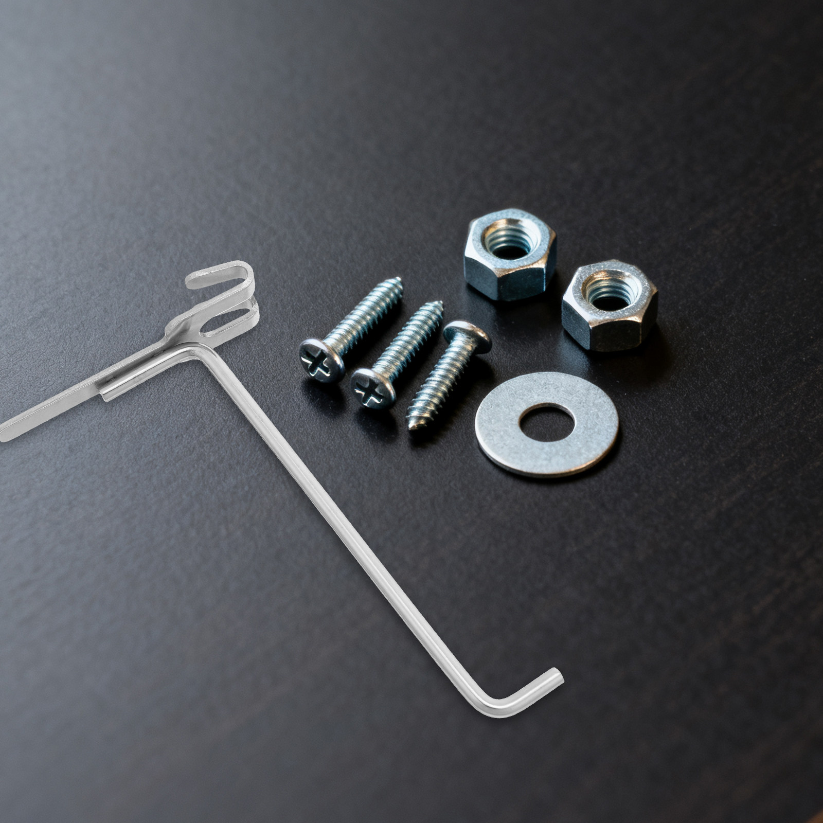 Workshop Tools Hanger - 6個入りペグボードフック ステンレス製 高耐久性 ユニバーサルワイヤーシェルフアクセサリー ハンガー ガレージ