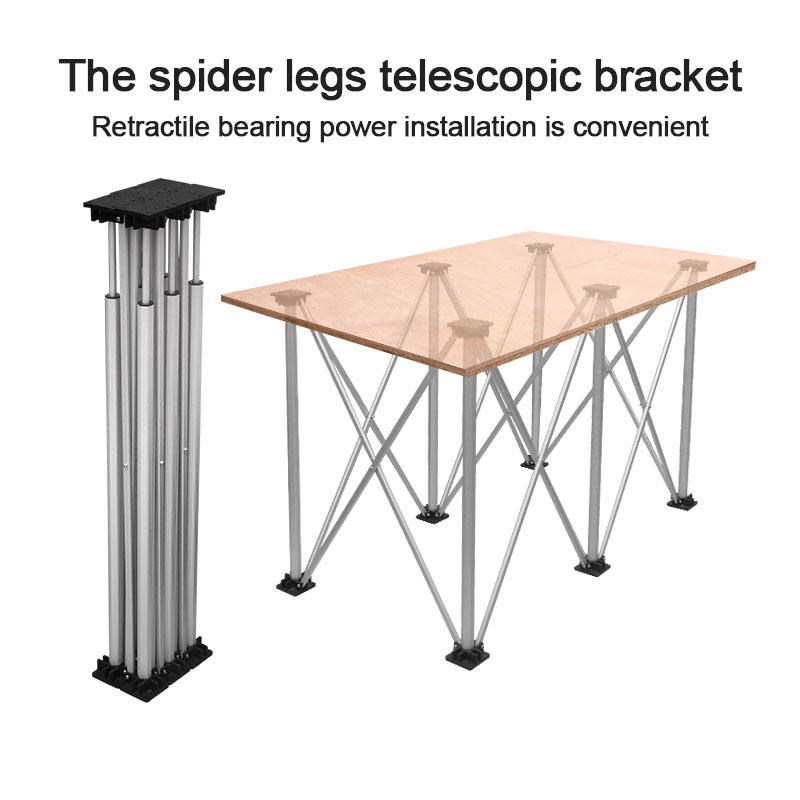 Workbench Portable Fold - 高速伸縮式ブラケット4/6脚多機能折りたたみテーブル、スレートガラス作業に適用、ポータブルアルミ合金作業台