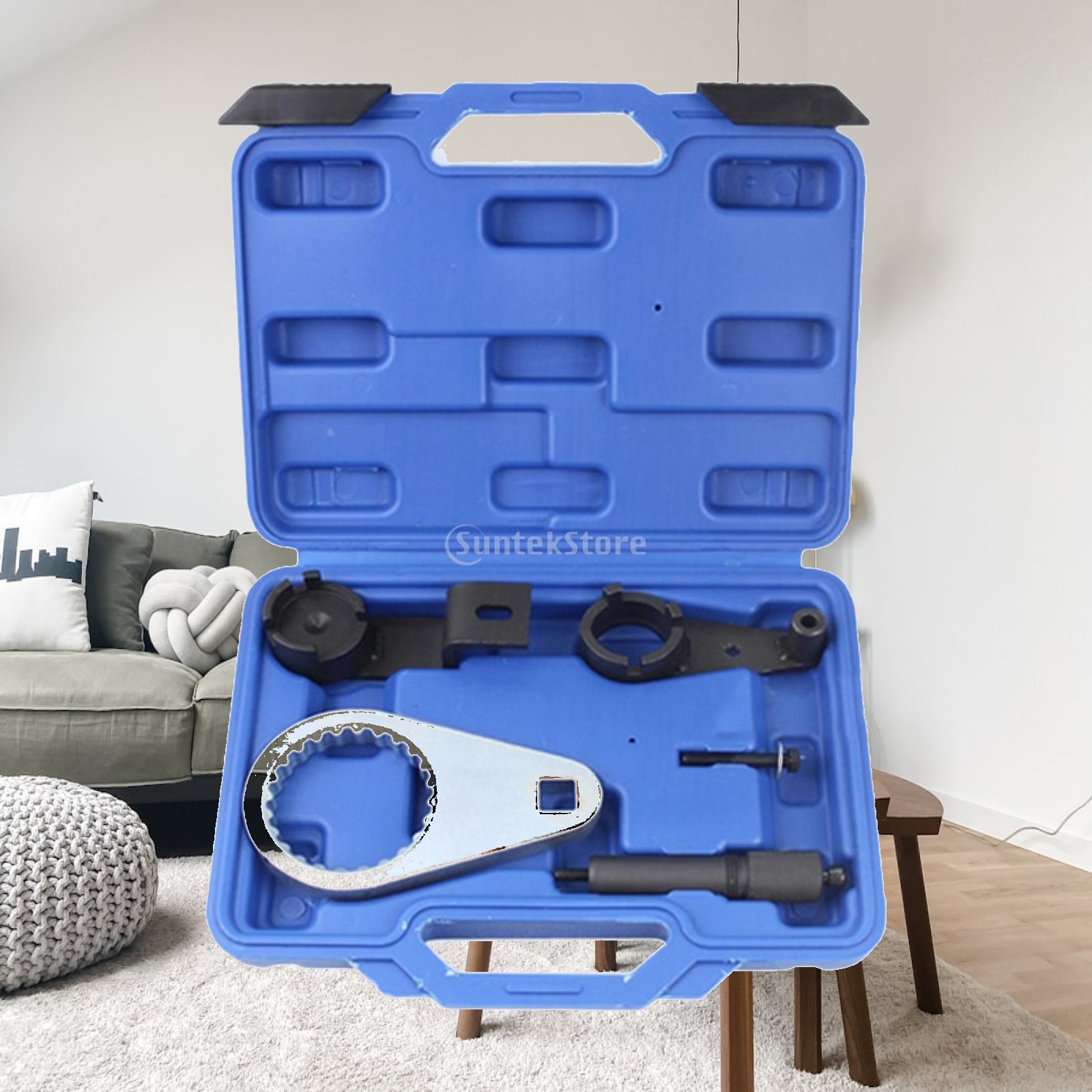 Workshop Tools Kit - ヘビーデューティーカムシャフトタイミング固定ツール金属製エンジンメンテナンスツールセット車両整備キット（メカニック用）