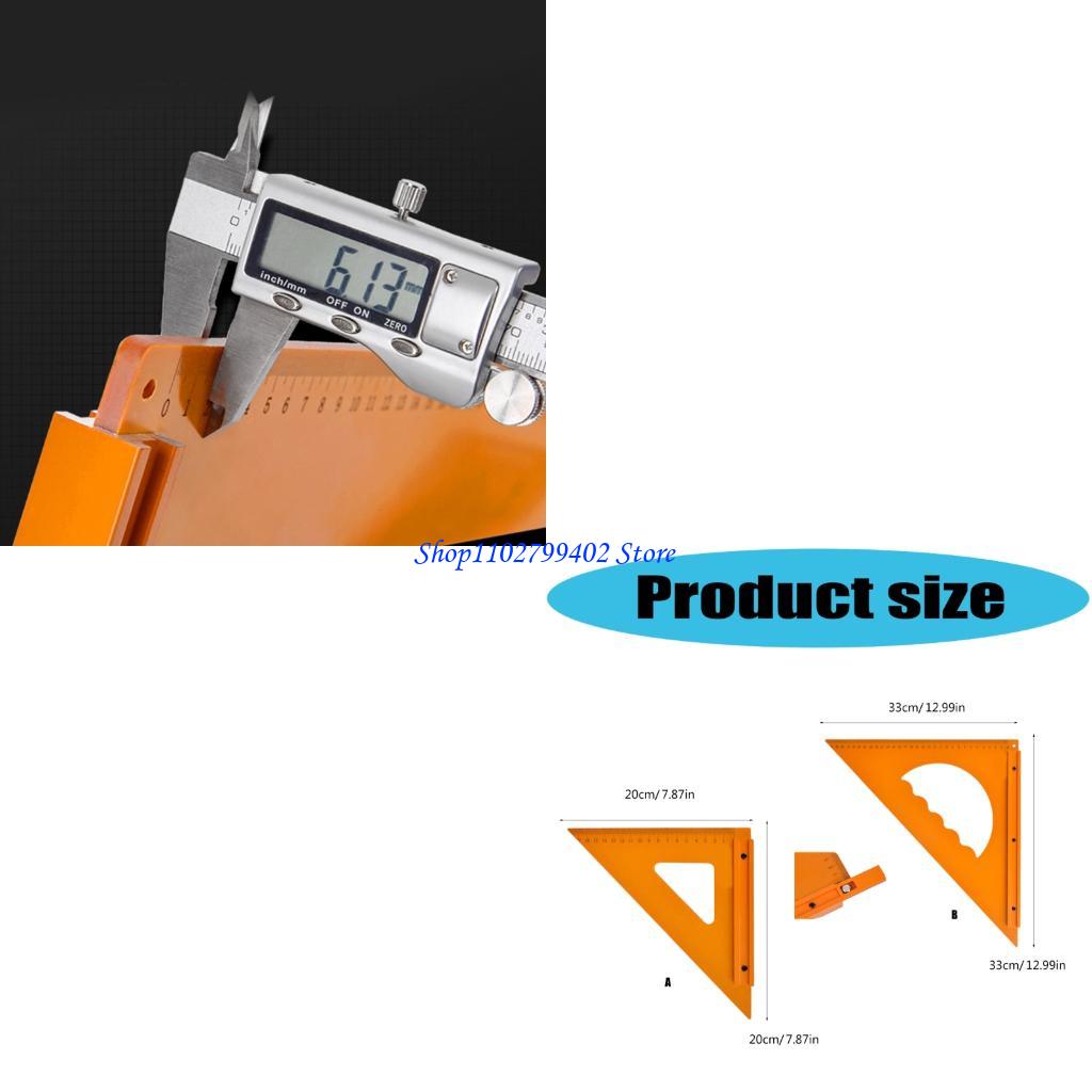 Workshop Tools Engineering - 547F 建設製図および大工仕事用の正確な直角測定装置