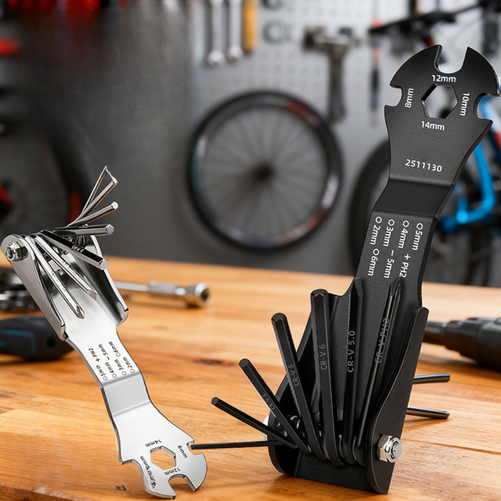 Workshop Hand Tools And Equipment - 1pc 多機能折りたたみ六角レンチ高トルクポータブルワークショップ機器修理ハンドツール用