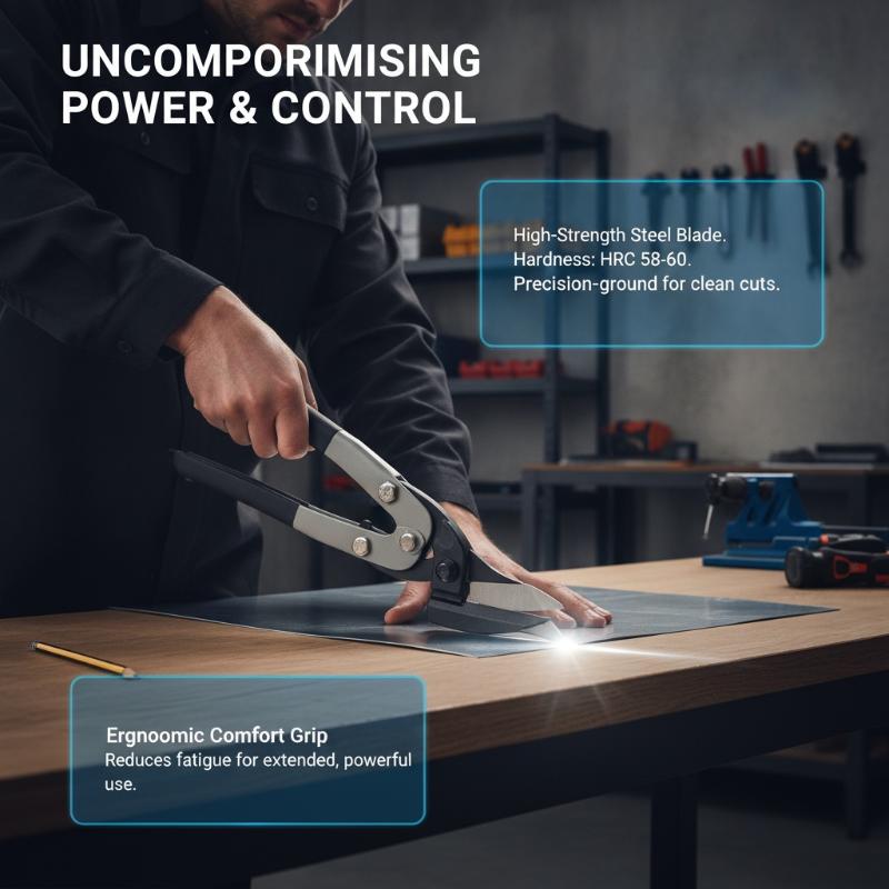 Tools In Metal Workshop - 人気商品！工業用鋼製ストレートシャー 高精度金属切断工具 ワークショップ作業員やDIY金属愛好家向け