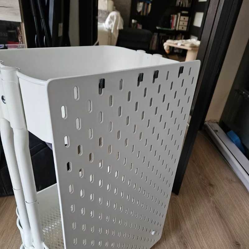 Tools Trolley For Workshop - トロリーペグボードフックコネクターフィット収納カート壁パネルリンクブラケットワークショップ収納アクセサリー