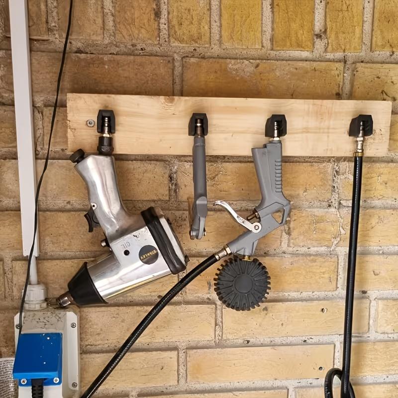 Workshop Tools Hanger - 4個入り空気圧工具壁掛けホルダーセット、3Dプリント製ハンガーブラケット、ガレージ/作業場収納オーガナイザー用