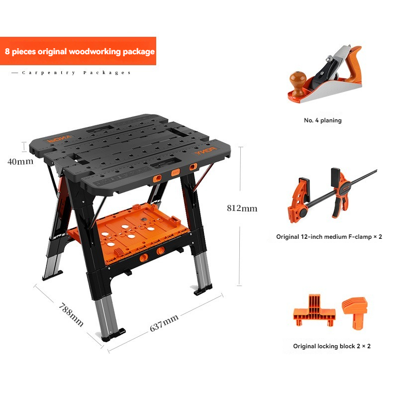 ポータブル折りたたみ式作業台、木工用ワークベンチ付き - 1 - Workbench Portable Fold のレビューと価格