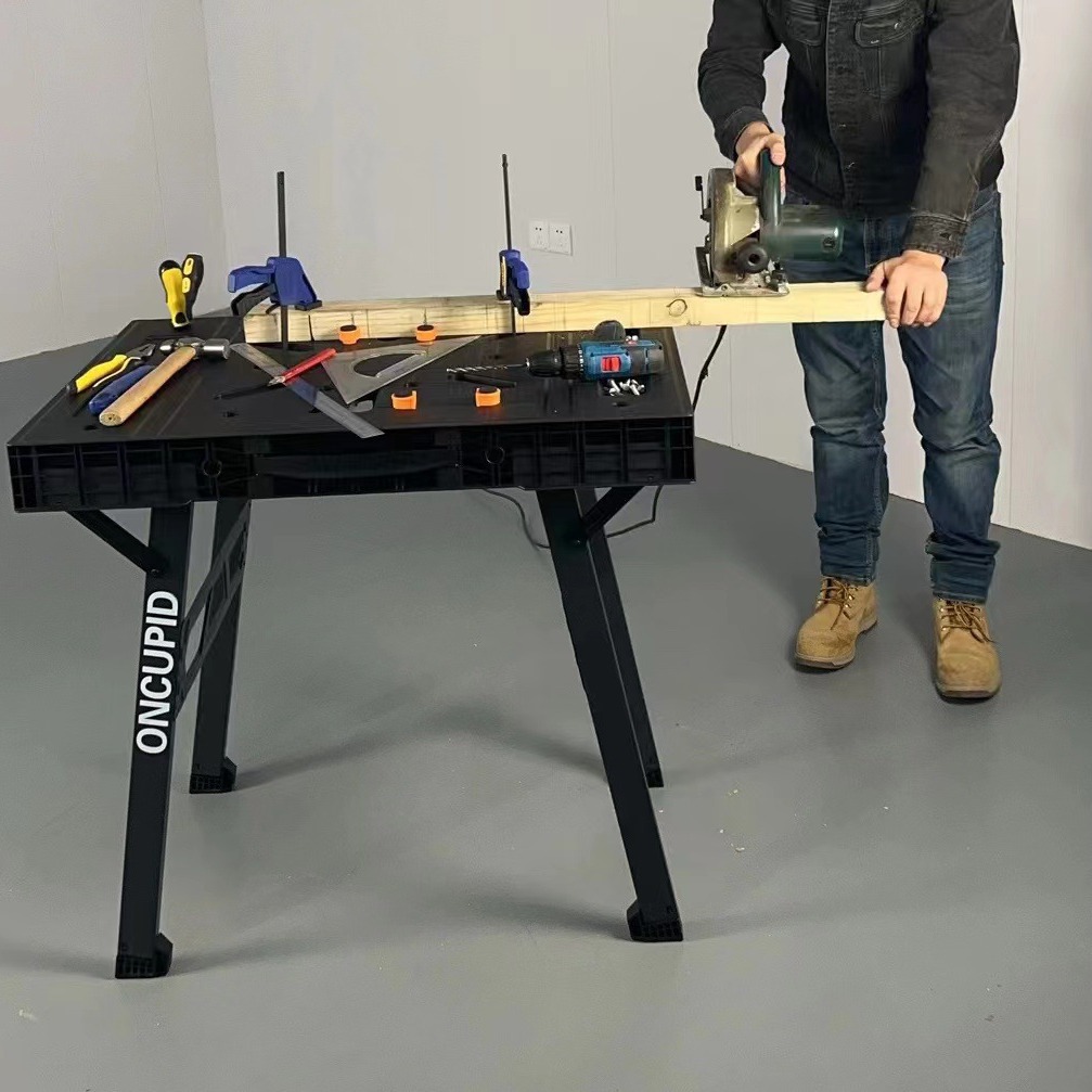 簡単設置のポータブル折りたたみ式ソーホース作業台、軽量で多用 - Workbench Portable Fold のレビューと価格