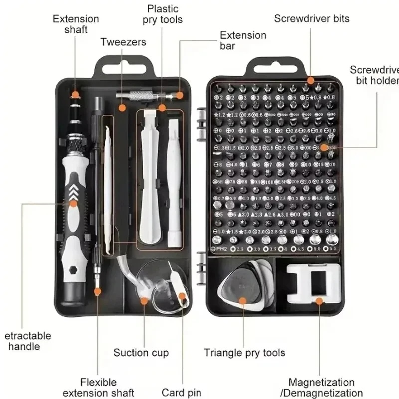 115 in 1プロ精密ドライバーセット、磁気トルクスヘック - Tools Xiaomi のレビューと価格