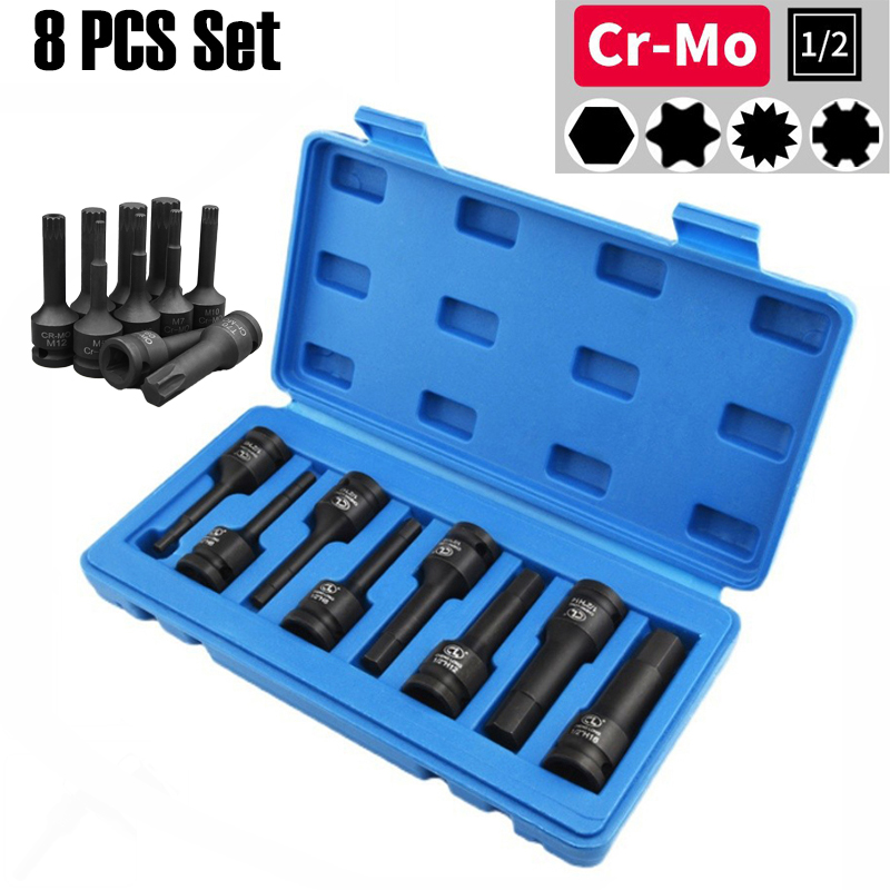 1/2 ソケットレンチ 8本セット 六角ドライバー スターナ - Hand Tools Maintenance Workshop のレビューと価格