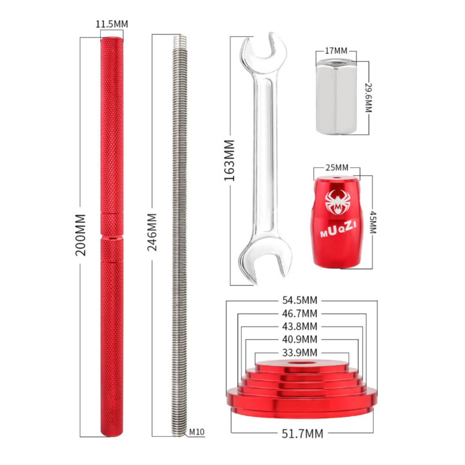 プロ用自転車ベアリングプレスツールセット、ボトムブラケットカ - Workshop Tools Kit のレビューと価格