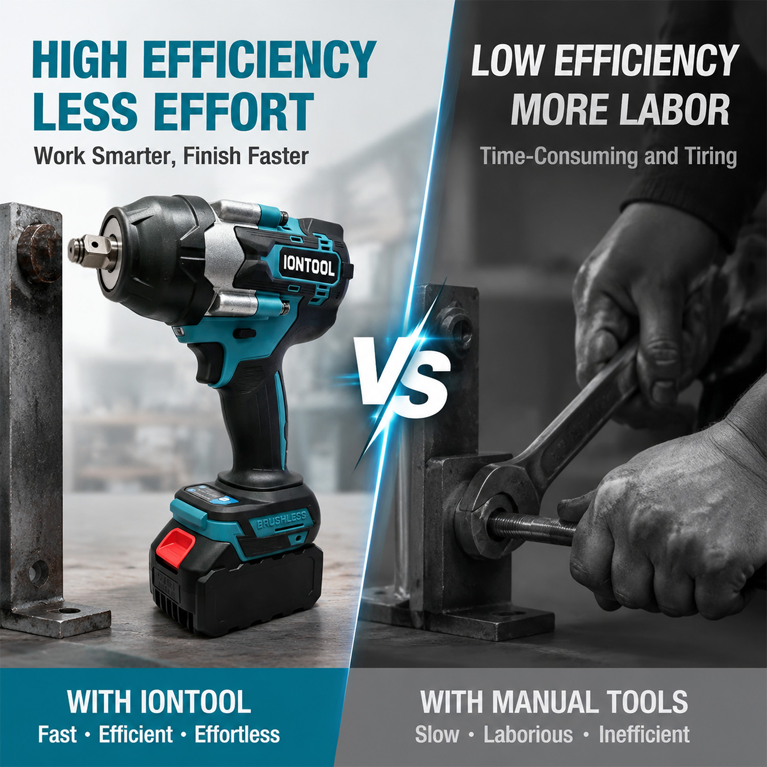 IONTOOL DTW700 滑り止めコードレスインパクトレ - Workshop Tools Engineering のレビューと価格