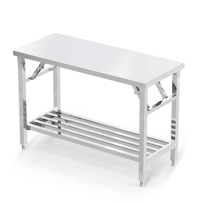 ステンレス鋼折りたたみダイニングテーブルポータブルピクニック - Workbench Portable Fold のレビューと価格