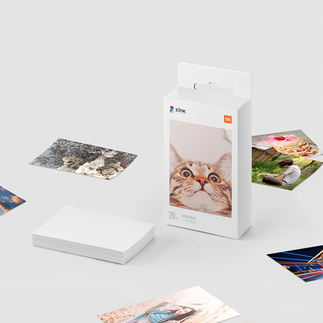 Xiaomi ポケットプリンタ用紙 ZINK 自己粘着写真プ - Tools Xiaomi のレビューと価格
