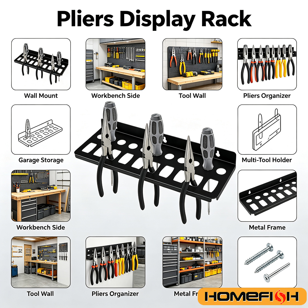 壁掛け式ツールオーガナイザーラック ドライバー レンチホルダ - Workshop Tools Hanger のレビューと価格