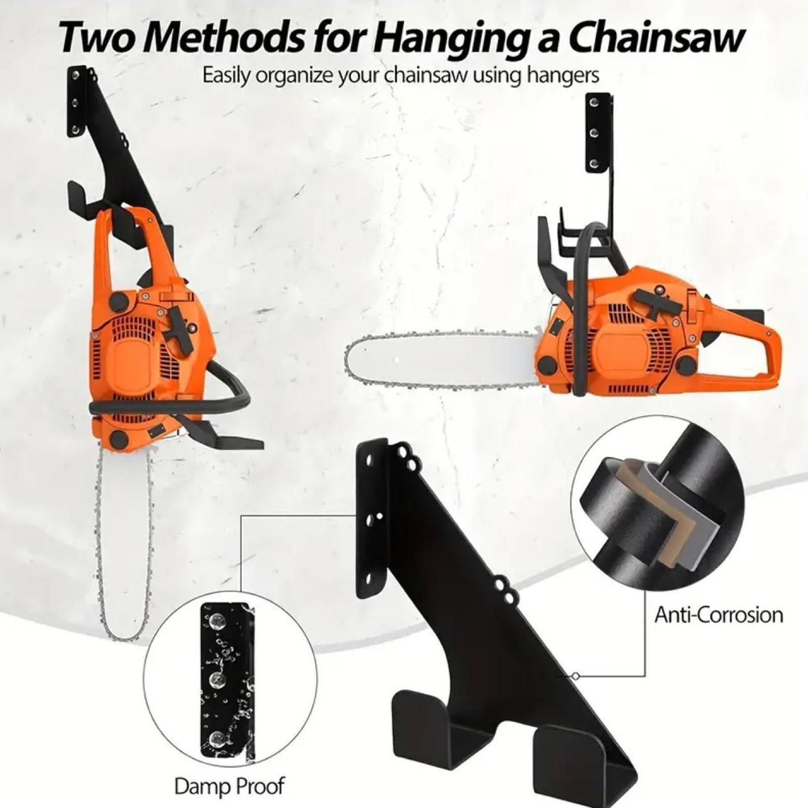 チェーンソーハンガー 壁掛け チェーンソー収納 省スペース  - Workshop Tools Hanger のレビューと価格