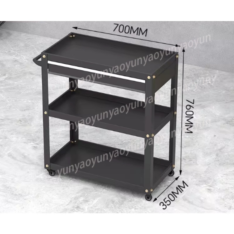 頑丈な3段式ローリングカート、多機能ユーティリティカート、引 - Tools Trolley For Workshop のレビューと価格