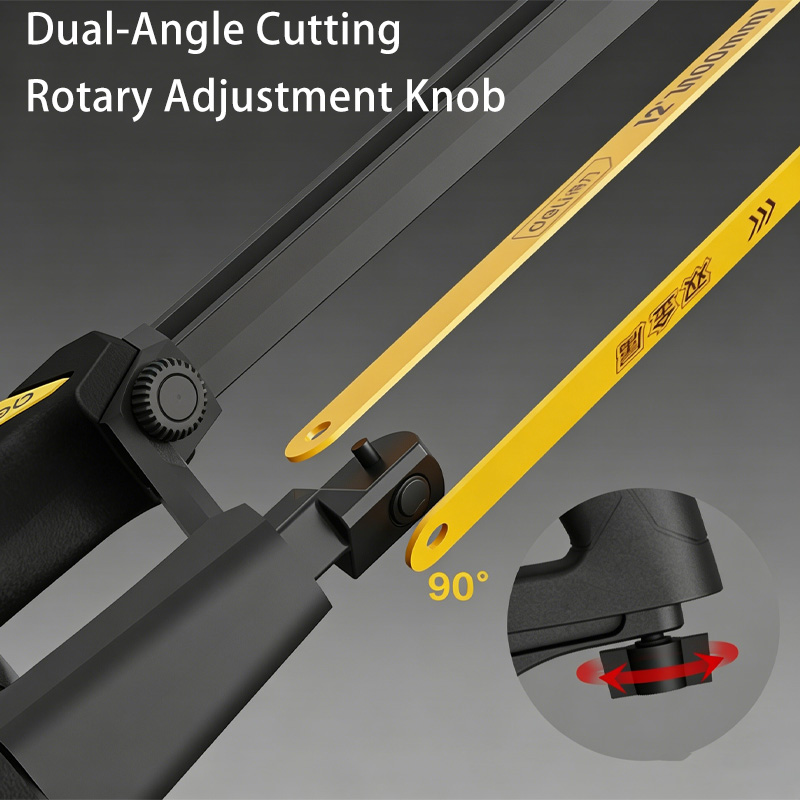 12 インチアルミ角管ハックソーフレームと調整可能なスチール - Workshop Hand Tools And Equipment のレビューと価格