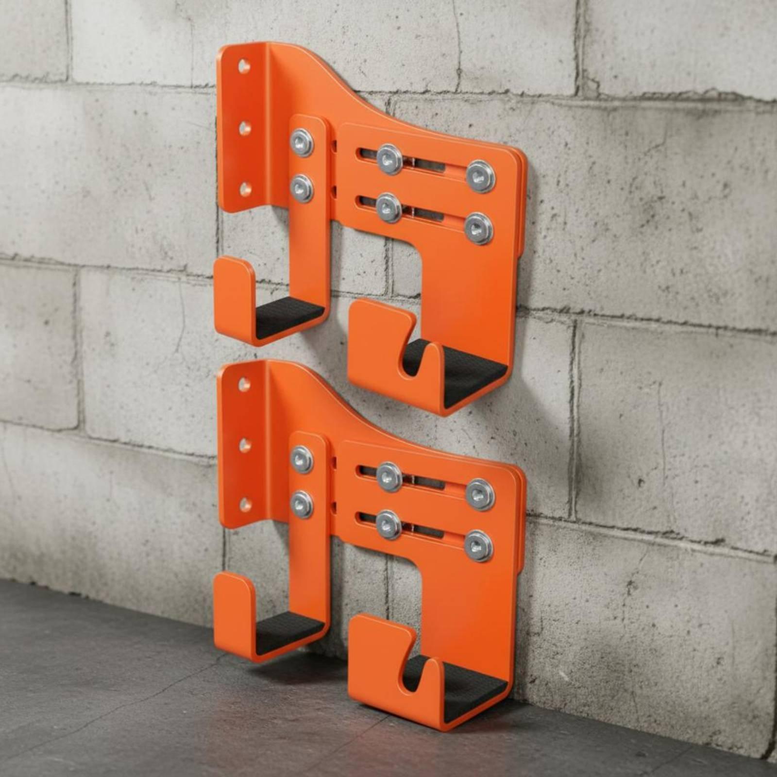 2ピース伐採ツール壁掛けハンガー、二重吊り下げ式伐採ツールフ - Workshop Tools Hanger のレビューと価格