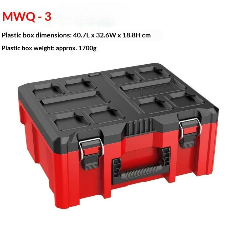 ツールオーガナイザーボックスケース、頑丈なスチール製ツールボ - Tools Box For Workshop のレビューと価格