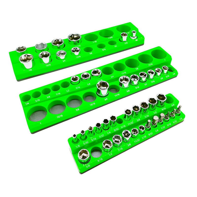 ソケットオーガナイザートレイ磁気ホルダーレール収納ラックメト - Tools Box For Workshop のレビューと価格