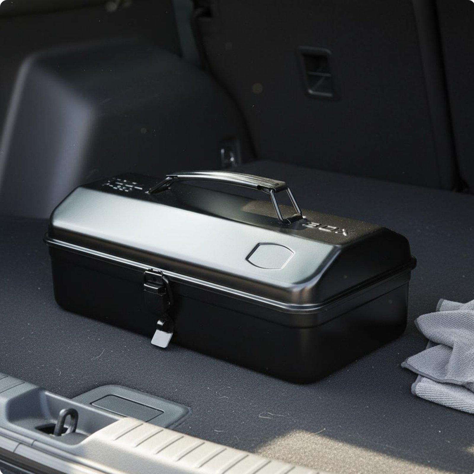鉄製ツールボックス 重厚型頑丈な金属製収納箱 車載用ポータブ - Tools Box For Workshop のレビューと価格