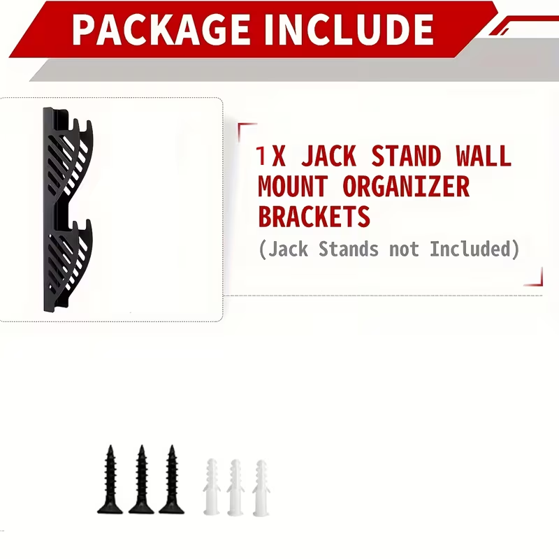 ジャッキスタンド壁掛けオーガナイザー：ジャッキスタンドホルダ - Workshop Tools On Wall のレビューと価格