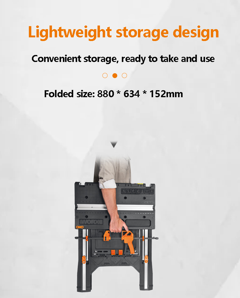 WX051モバイルポータブル木工テーブルソー多機能ワークベン - Workbench Portable Fold のレビューと価格