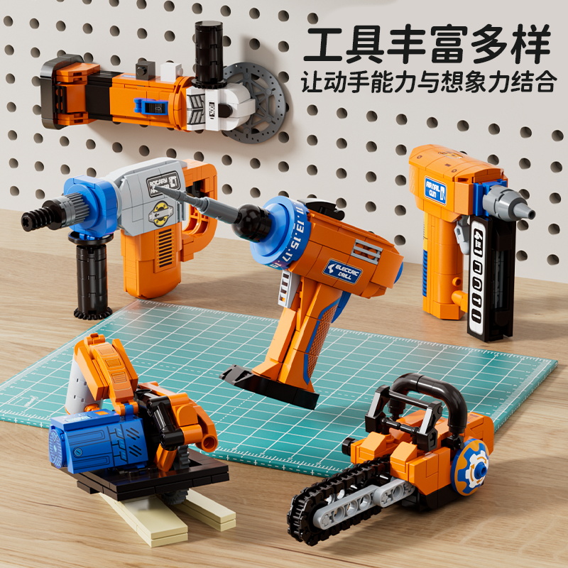 687個のミニツールビルディングブロック、MOCワークショッ - Best Tools For Workshop のレビューと価格