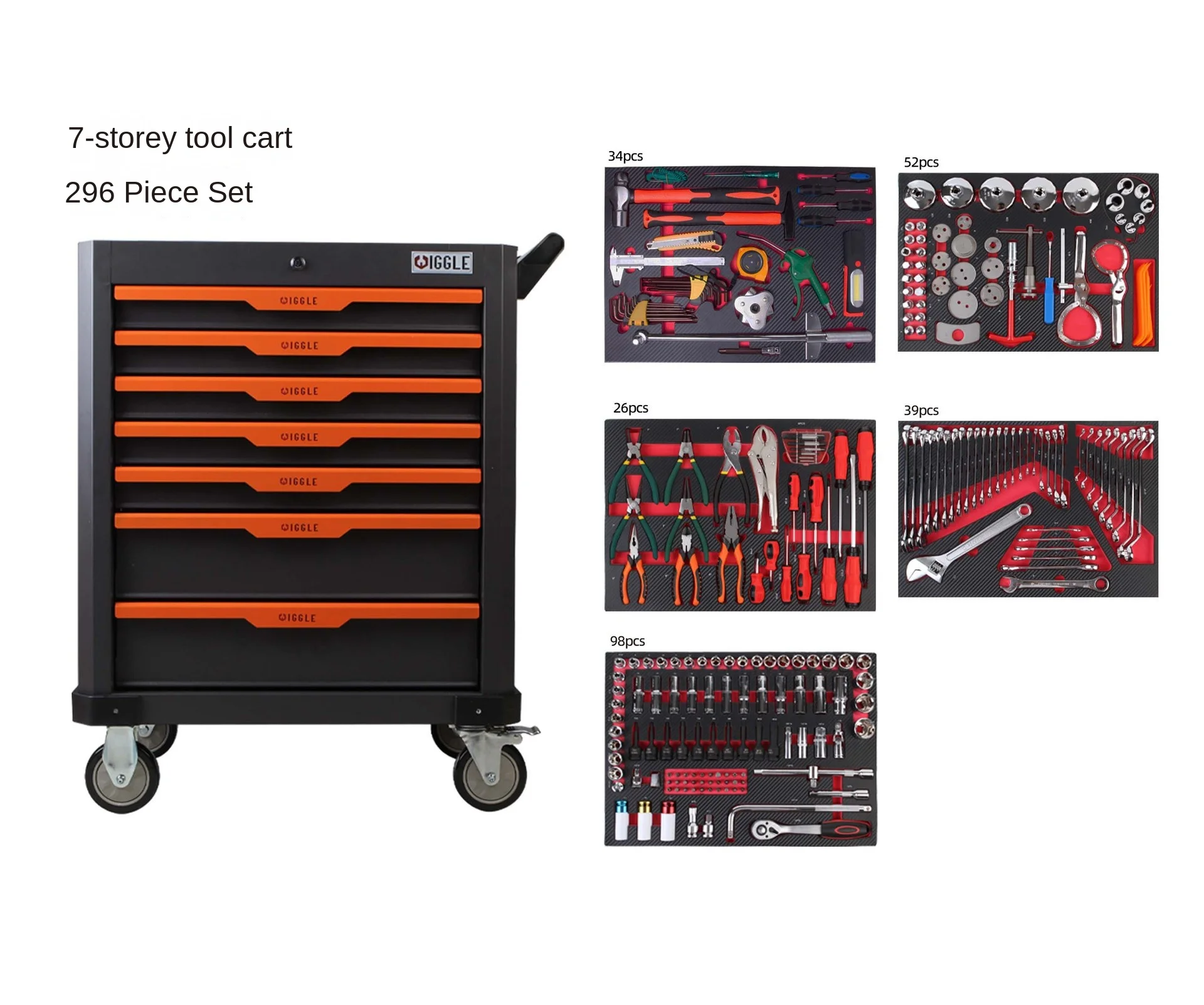 最安値調整可能ツールトロリー 400kg耐荷重 高品質冷間圧 - Best Tools For Workshop のレビューと価格