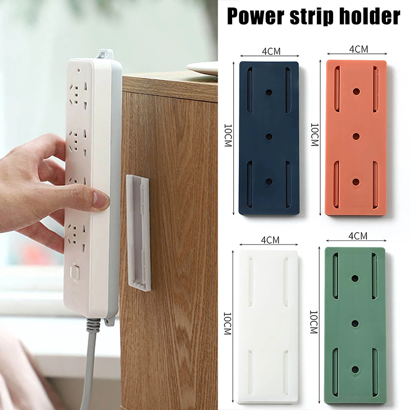 自己粘着電源タップデスクトップソケットホルダー固定具ケーブル - Workshop Tools On Wall のレビューと価格