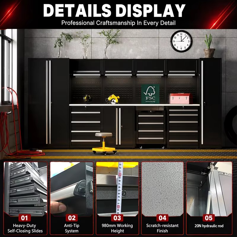 カスタマイズ可能なワークショップワークステーションツールキャ - Tools Trolley For Workshop のレビューと価格
