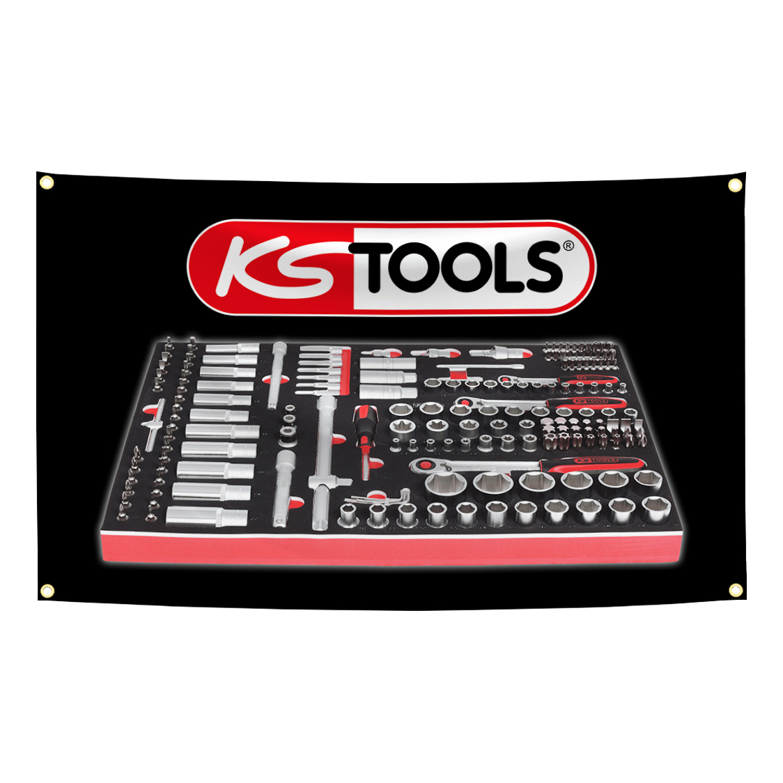 KS TOOLS ブランド旗タペストリー ポリエステル製バナ - Workshop Tools Brand のレビューと価格