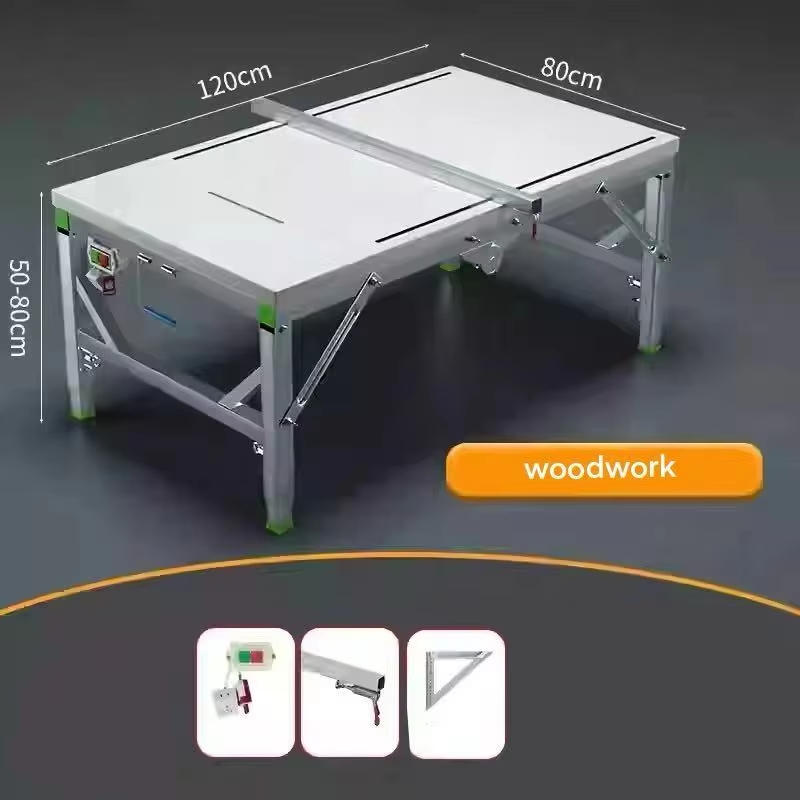 多機能木工作業台 小型鋸テーブル ポータブル折りたたみ式鋸テ - Workbench Portable Fold のレビューと価格