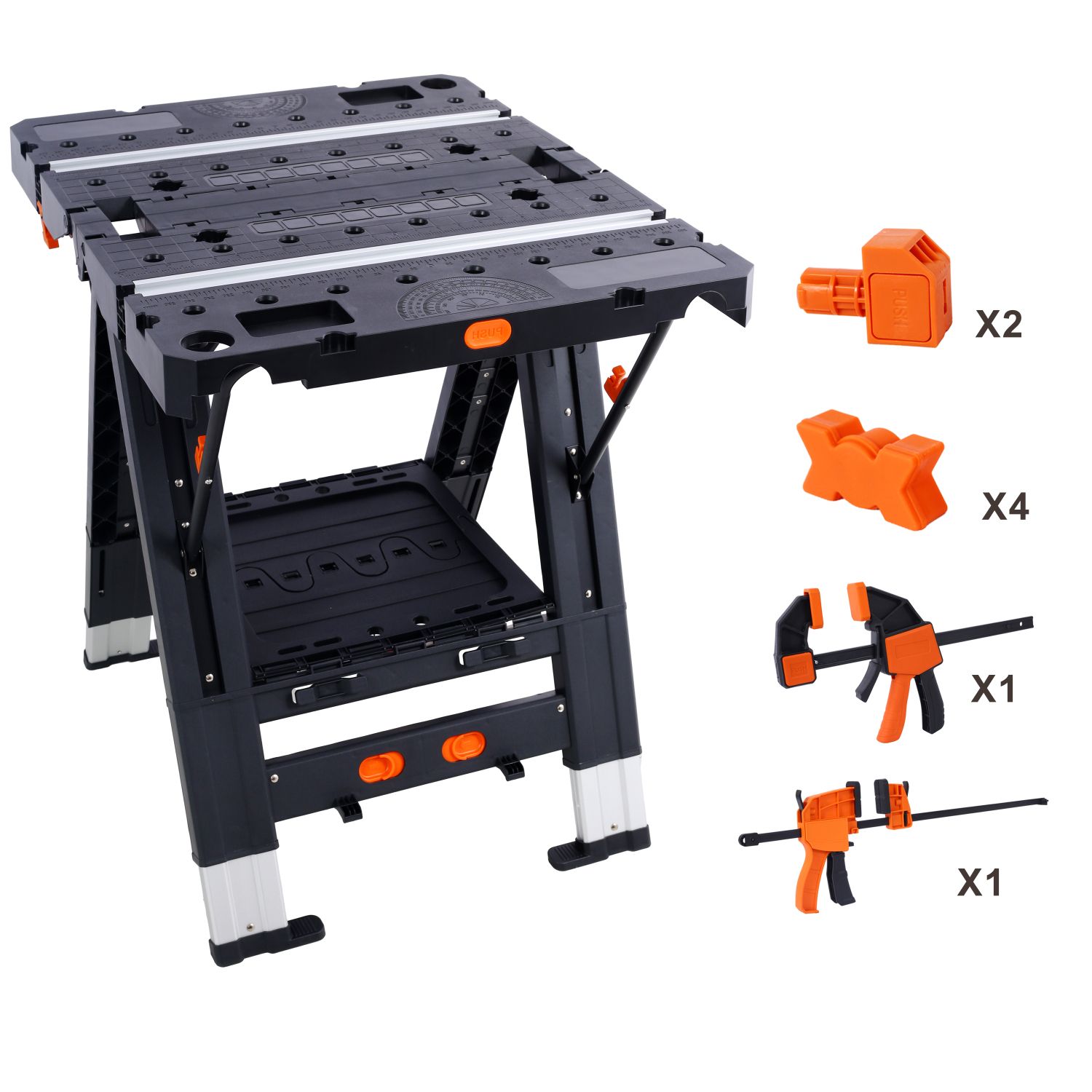 ポータブル折りたたみ式2-in-1作業台 大型耐荷重 鋸と作 - Workbench Portable Fold のレビューと価格