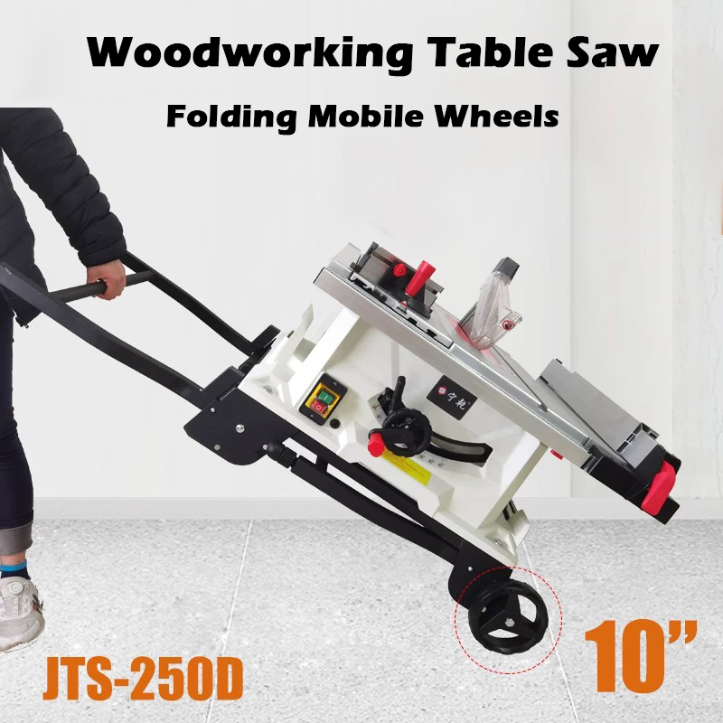 10インチポータブル折りたたみ木工テーブルソー多機能大工作業 - Workbench Portable Fold のレビューと価格
