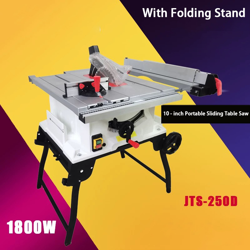 10インチポータブル折りたたみ木工テーブルソー多機能大工作業 - Workbench Portable Fold のレビューと価格